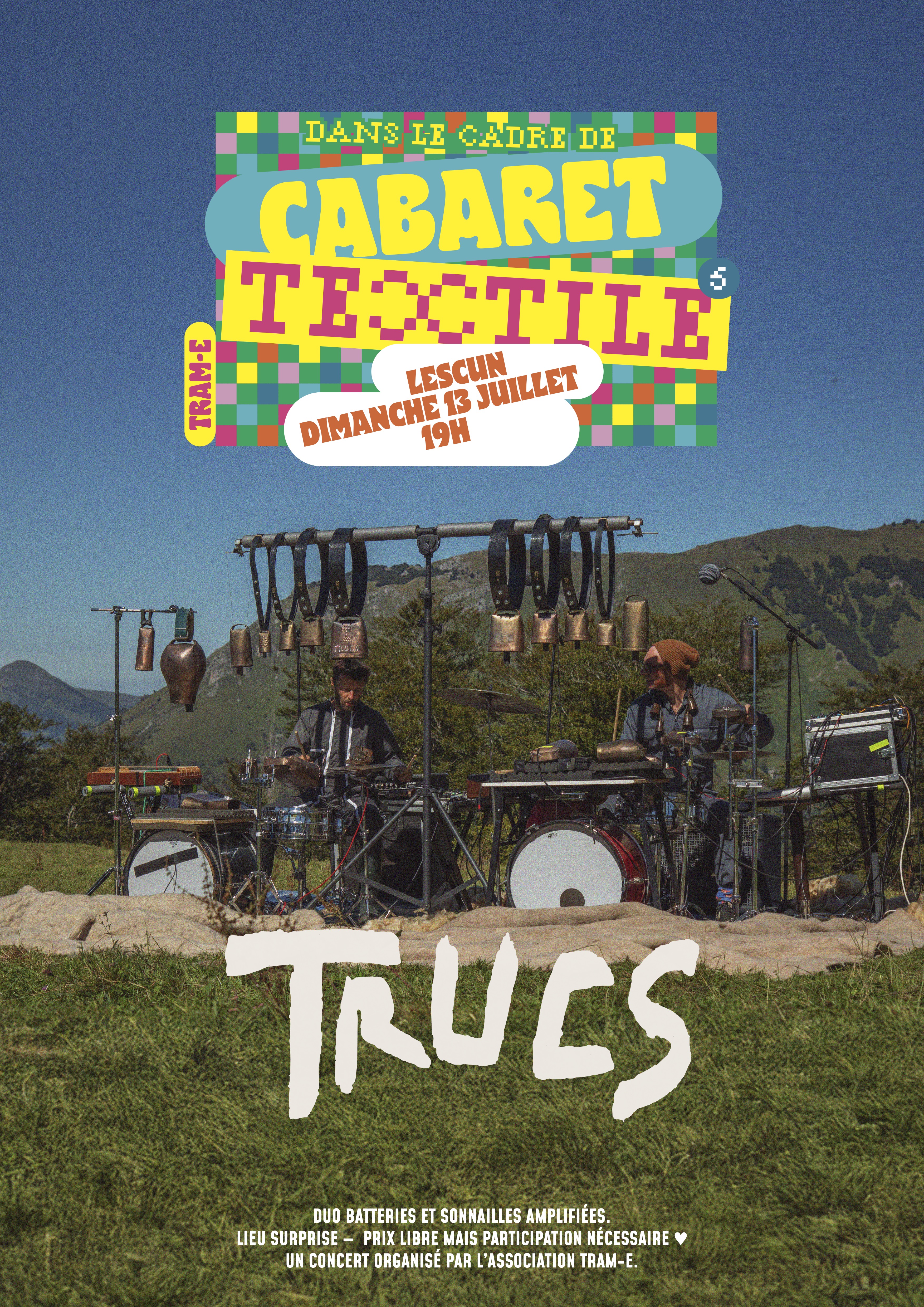 Cabaret Textile 2025 : exposition d’art textile contemporain et géoglyphe Dessiner la montagne